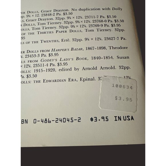 Antique Advertising Paper Dolls Full Color Book Barbara Whitton Jendrick 1981 - Picture 8 of 8